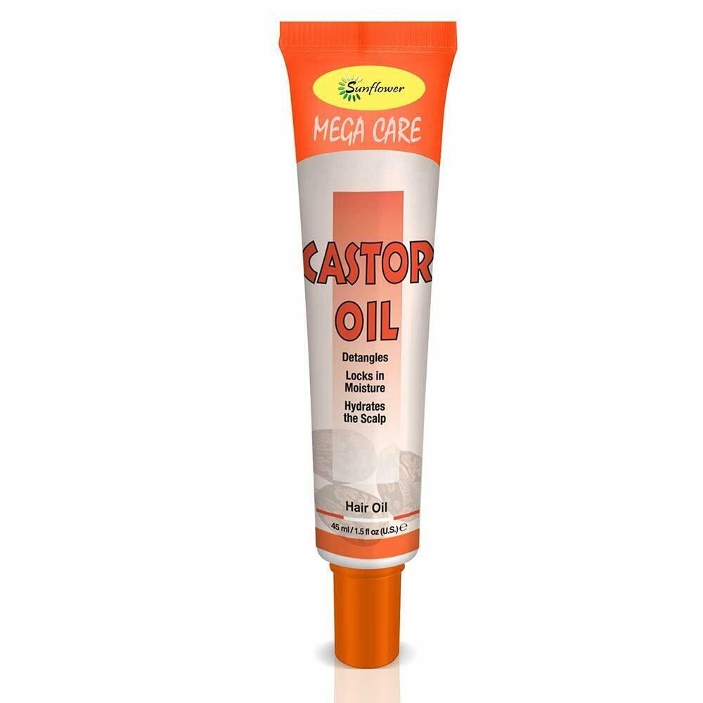 Difeel Mega Care Deep Conditioning Hair Oil w/Castor Oil 1.4oz 6PK