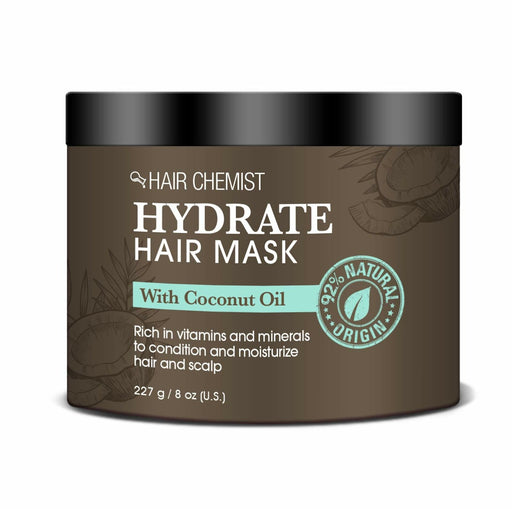 Hair Chemist Hydrate Hair Mask with Coconut Oil 8 oz. (3-PACK)