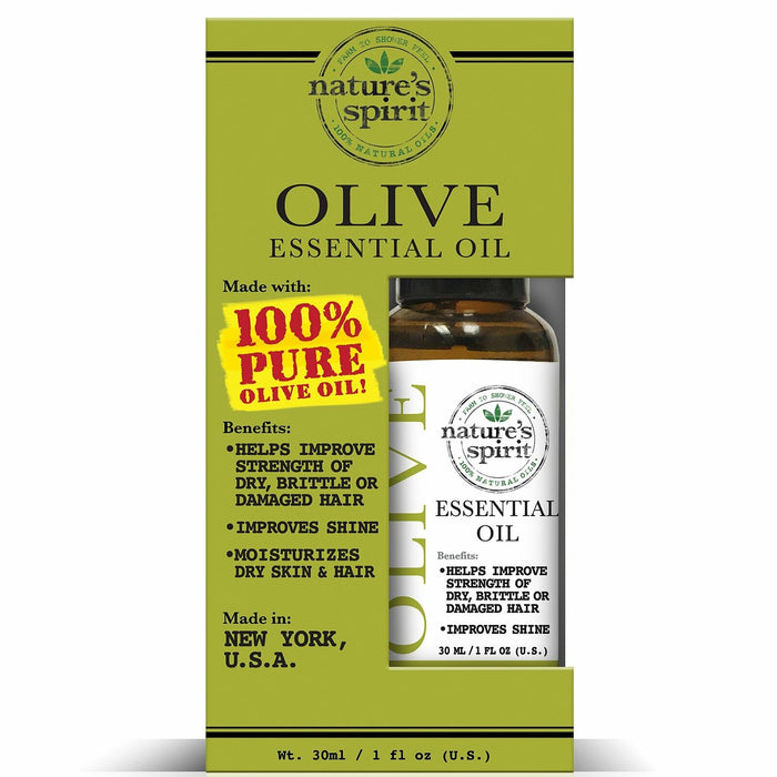 Nature's Spirit 100% Natural Essential Oils- Argan,Coconut, Olive & Tea Tree Oil