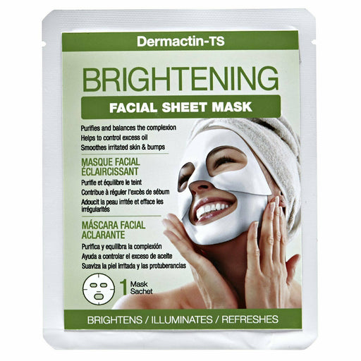 Dermactin-TS Brightening Facial Sheet Mask- Controls Excess Oil