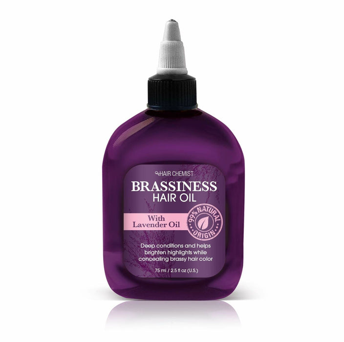 Hair Chemist Brassiness Hair OIl with Lavender Oil 2.5 oz. (6-PACK)