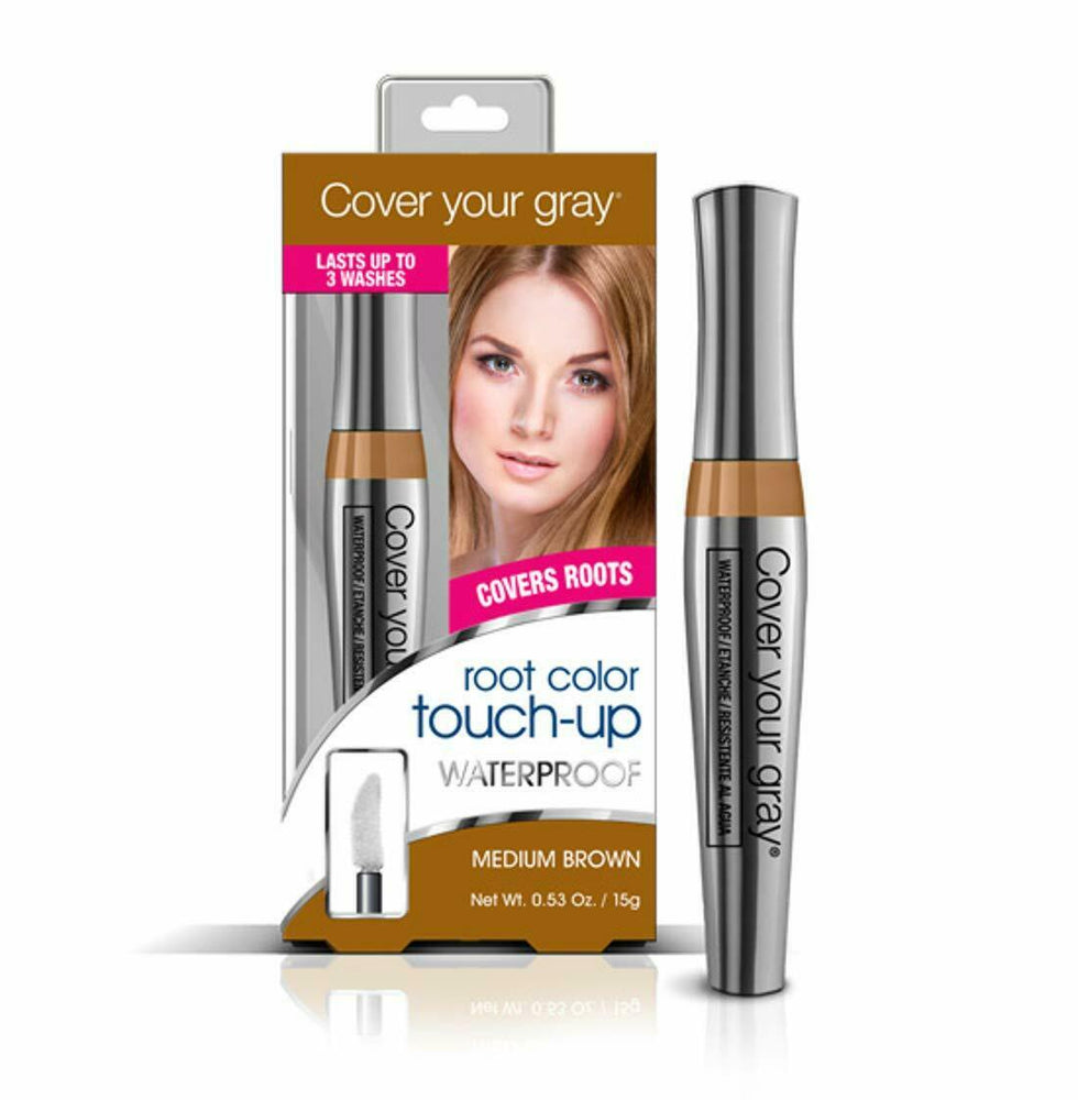 Cover Your Gray Waterproof Root Touch-up - Medium Brown (2-PACK)