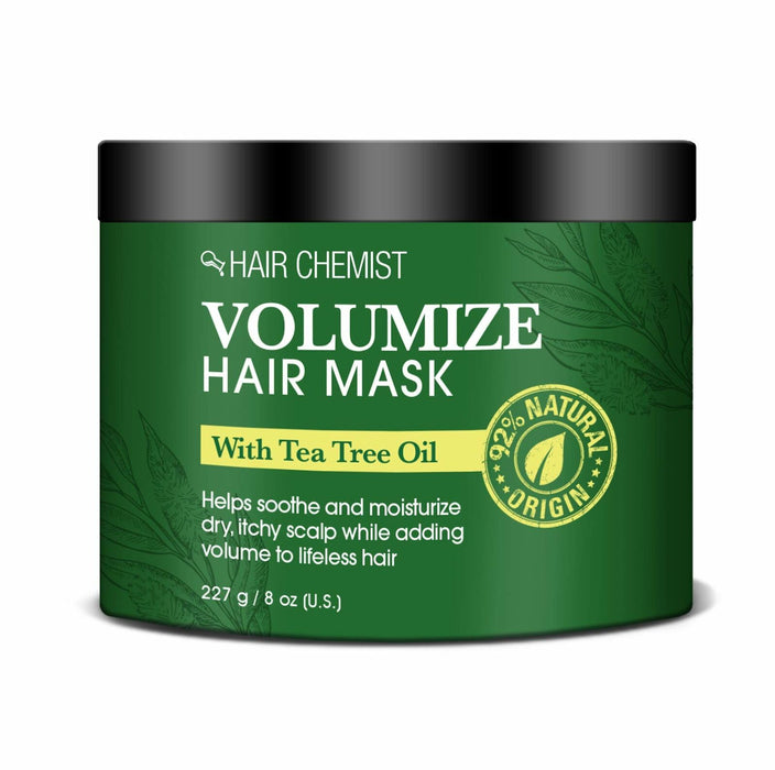Hair Chemist Volumize Hair Mask with Tea Tree Oil 8 oz. (2-PACK)