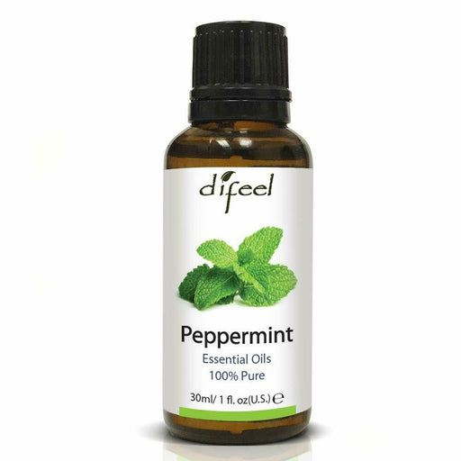 Difeel Essential Oil Cold & Flu 4PC SET Peppermint, TeaTree, Eucalyptus, Lemon