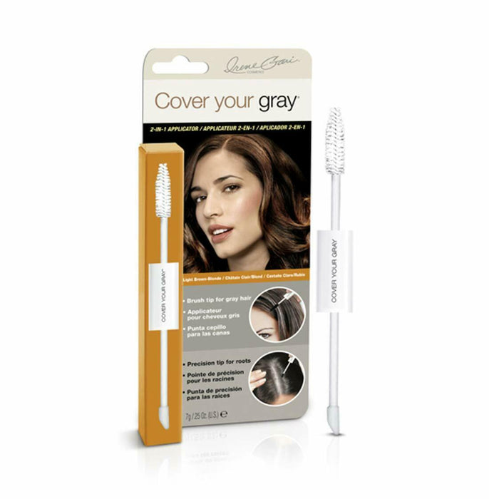 Cover Your Gray 2-in-1 Wand & Sponge Tip Applicator - Light Brown/Blonde 2-PACK