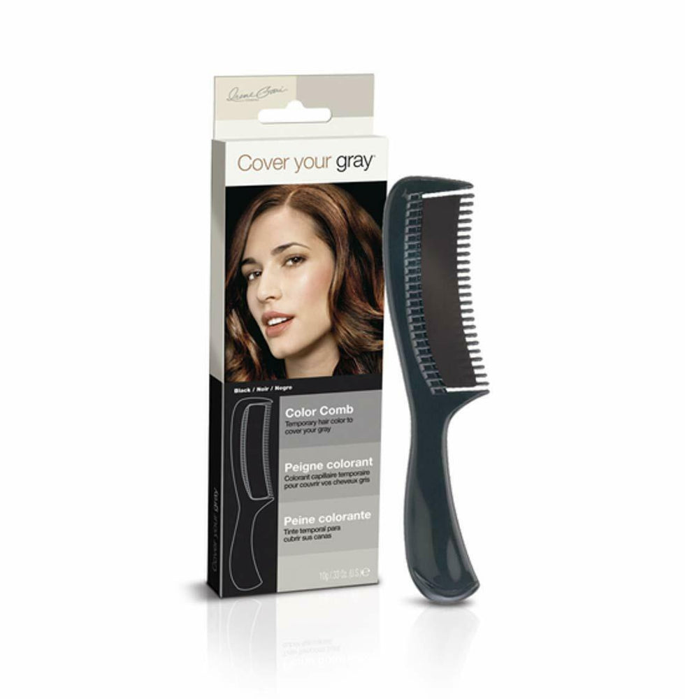 Cover Your Gray Color Comb - Black (6-PACK)
