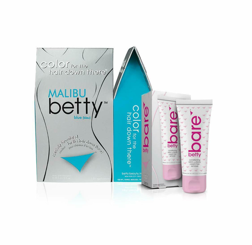 Malibu Betty - Color for the Hair Down There Kit w/ BettyBare Hair Remover Cream