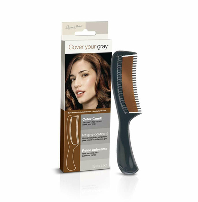 Cover Your Gray Color Comb - Dark Brown (6-PACK)