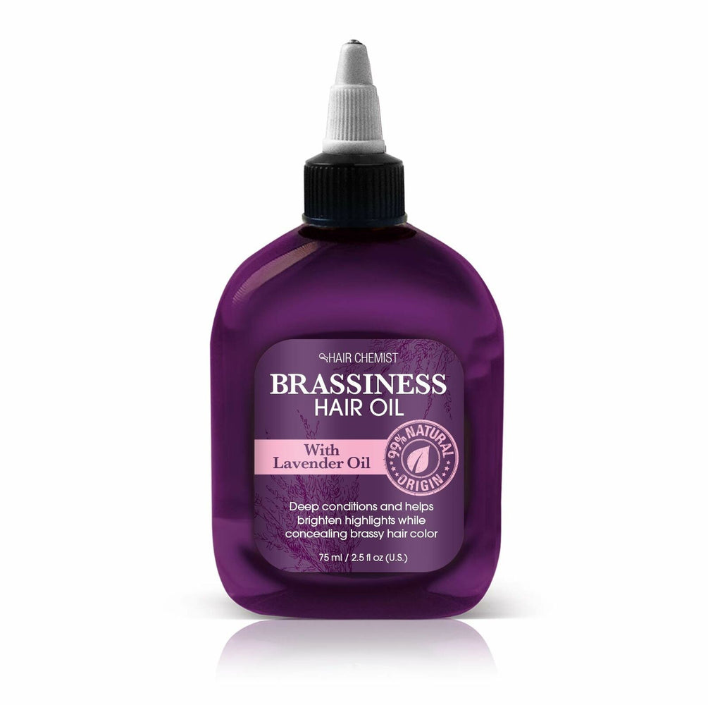 Hair Chemist Brassiness Hair OIl with Lavender Oil 2.5 oz. (3-PACK)