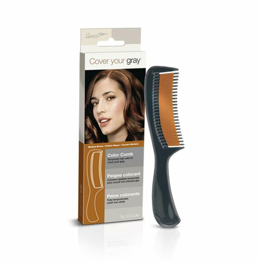 Cover Your Gray Color Comb - Medium Brown (6-PACK)